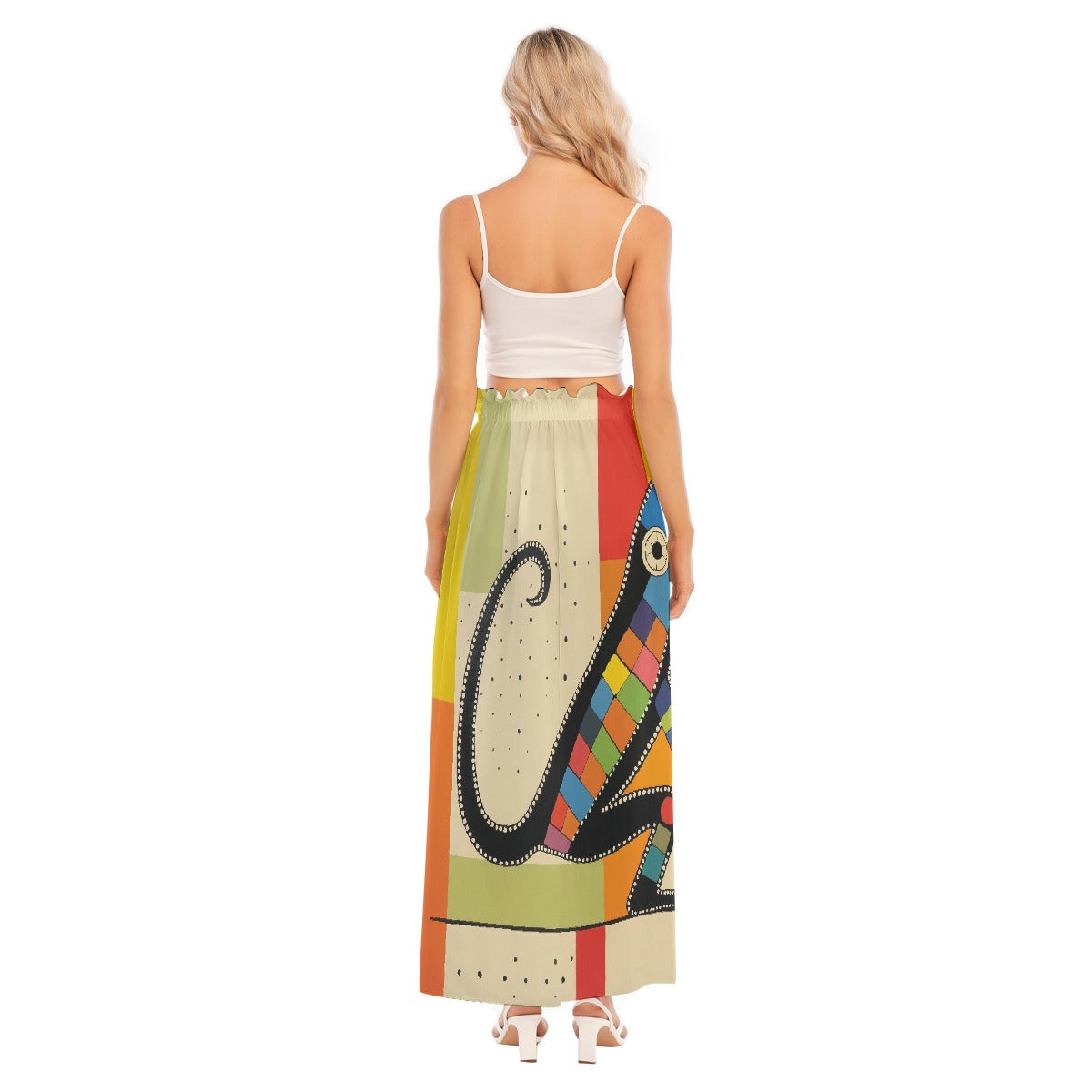 All-Over Print Women's Side Split Skirt