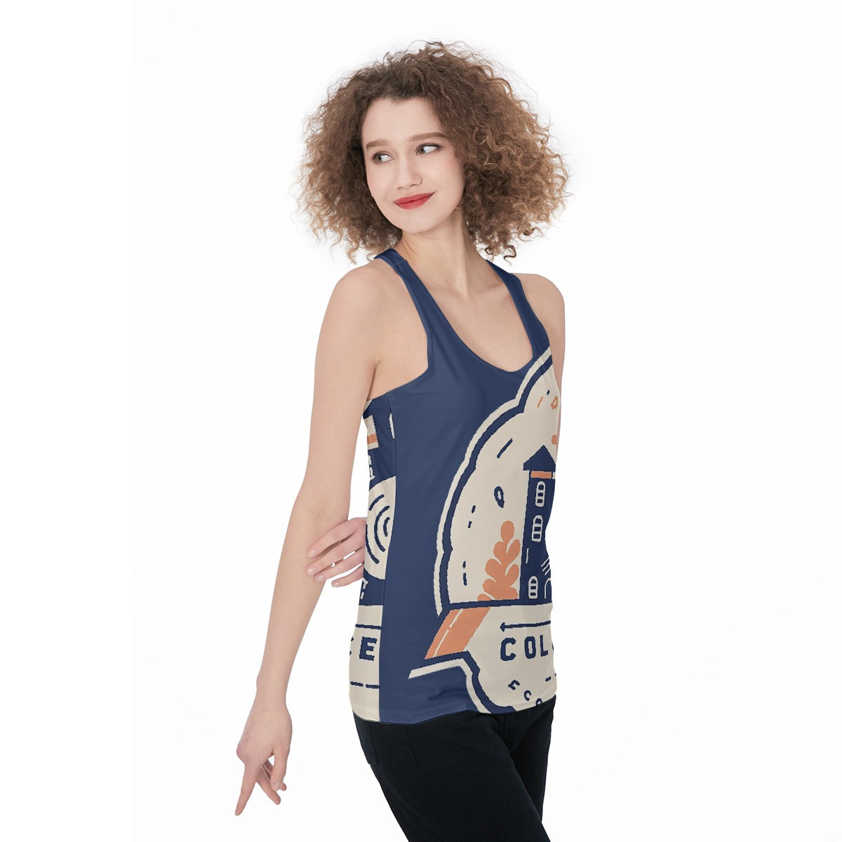 All-Over Print Women's Racerback Tank Top