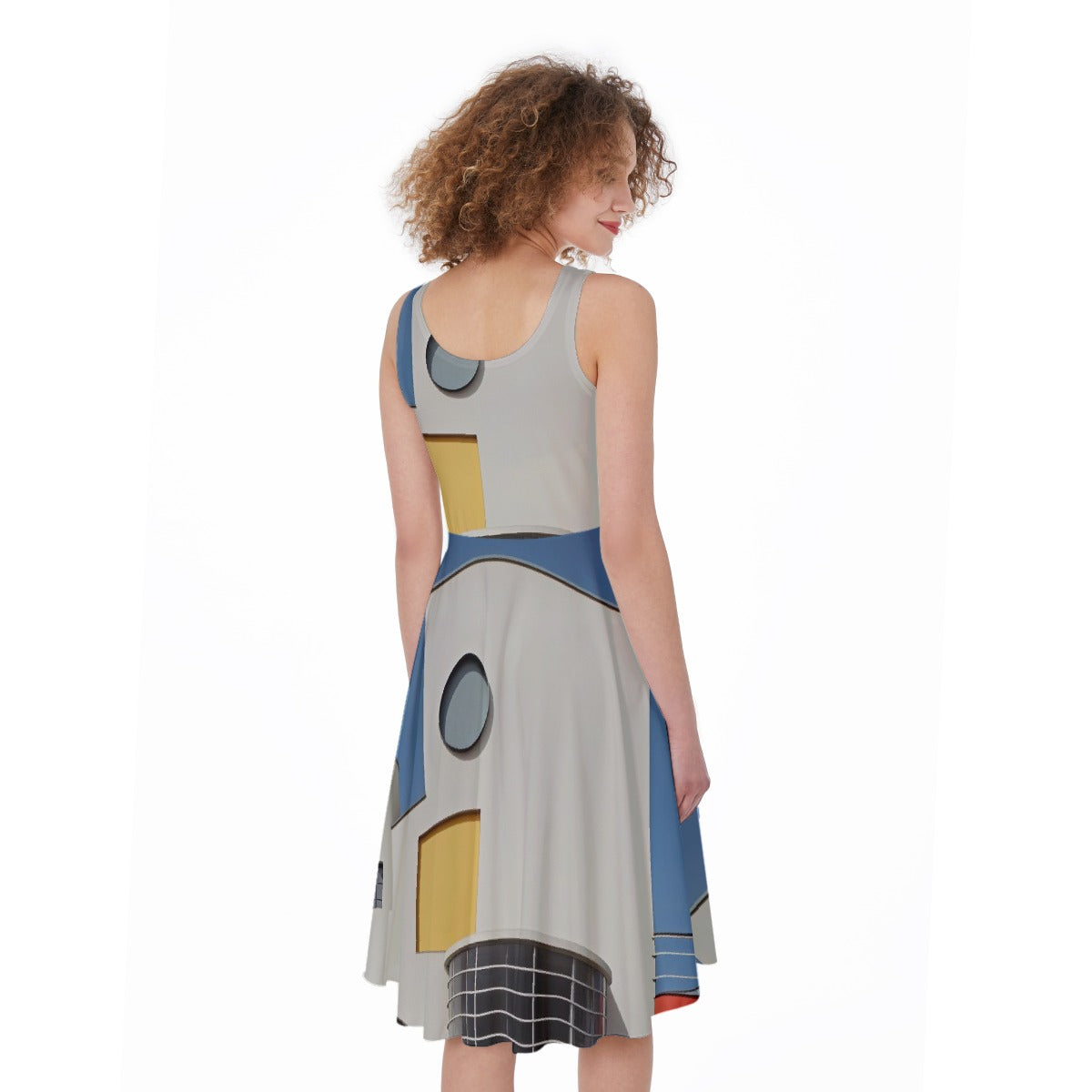 All-Over Print Women's Sleeveless Dress