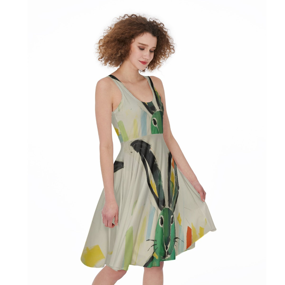 All-Over Print Women's Sleeveless Dress