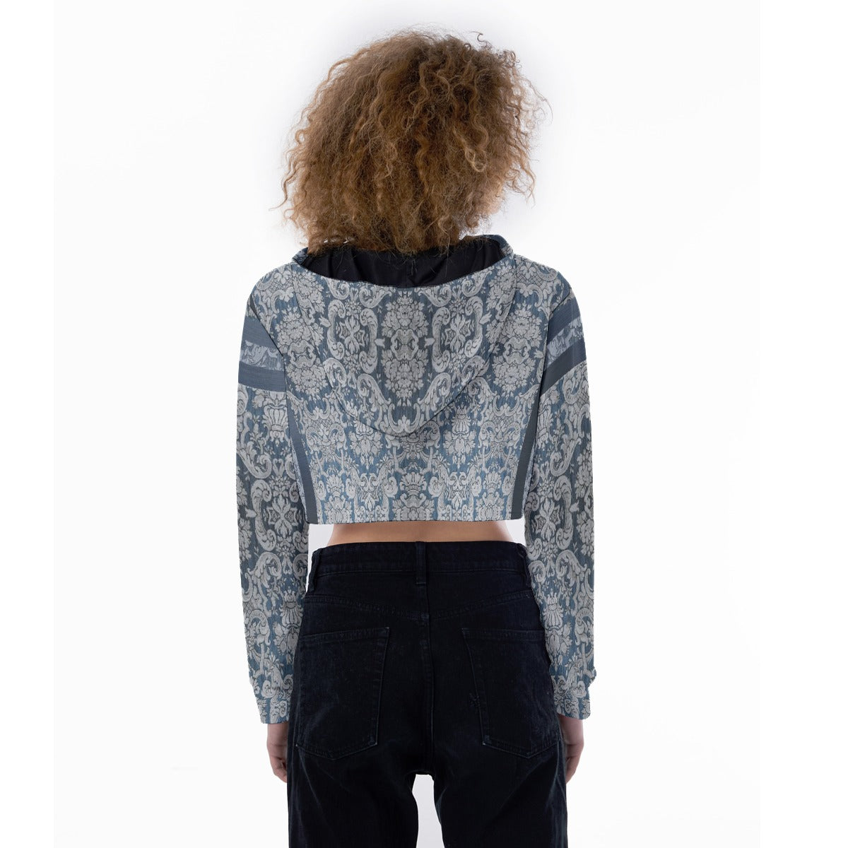 All-Over Print Women's Crop Top Hoodie
