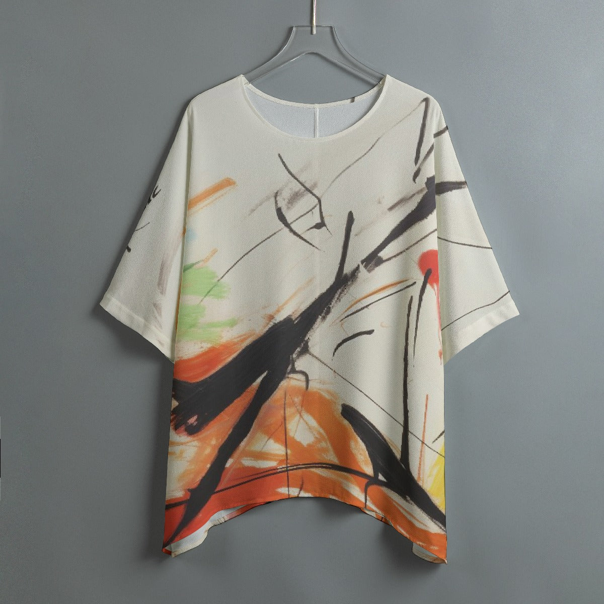 All-Over Print Women's Bat Sleeve Shirt