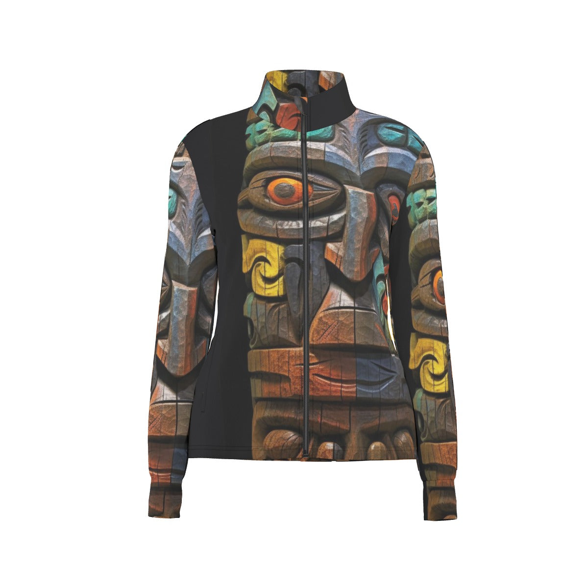 All-Over Print Women's Long Sleeve Thumbhole Jacket