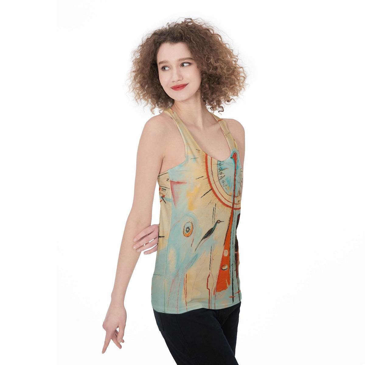 All-Over Print Women's Racerback Tank Top
