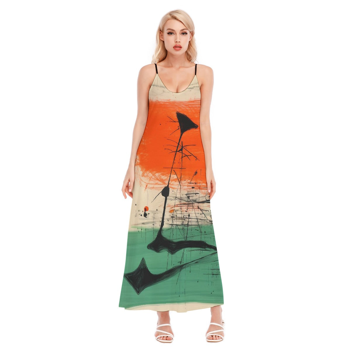 All-Over Print Women's Sling Dress