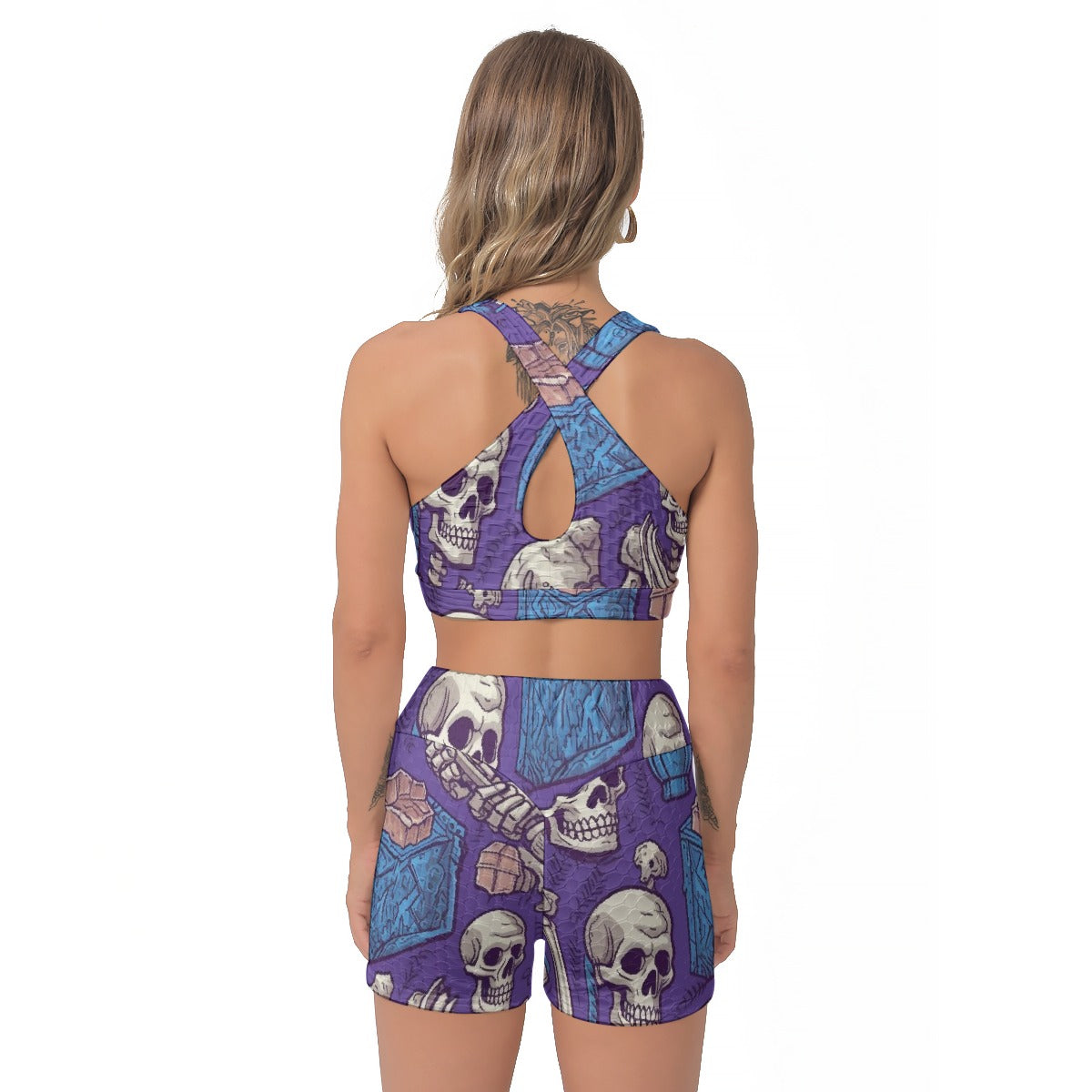 All-Over Print Women's Sports Bra Suit