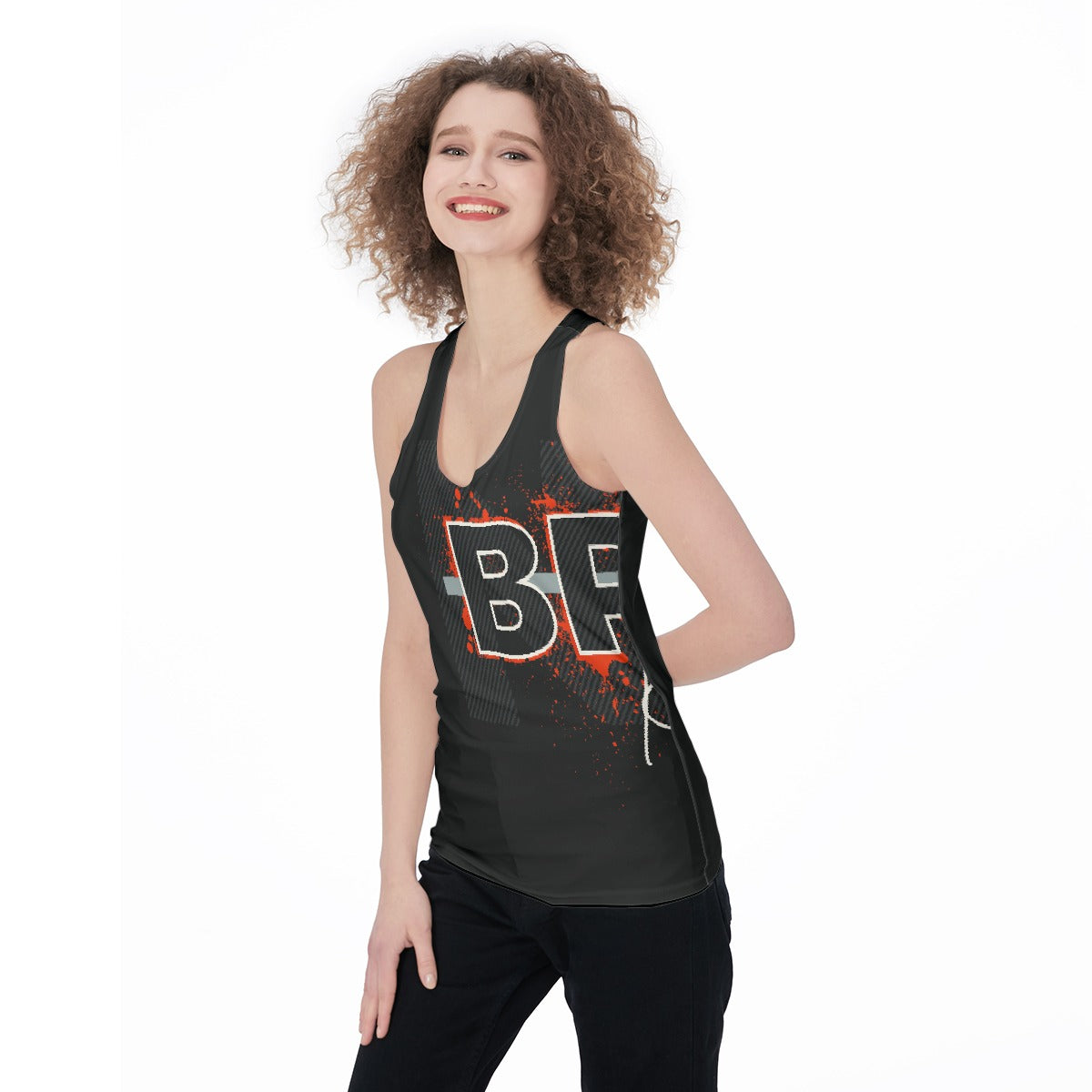 All-Over Print Women's Racerback Tank Top