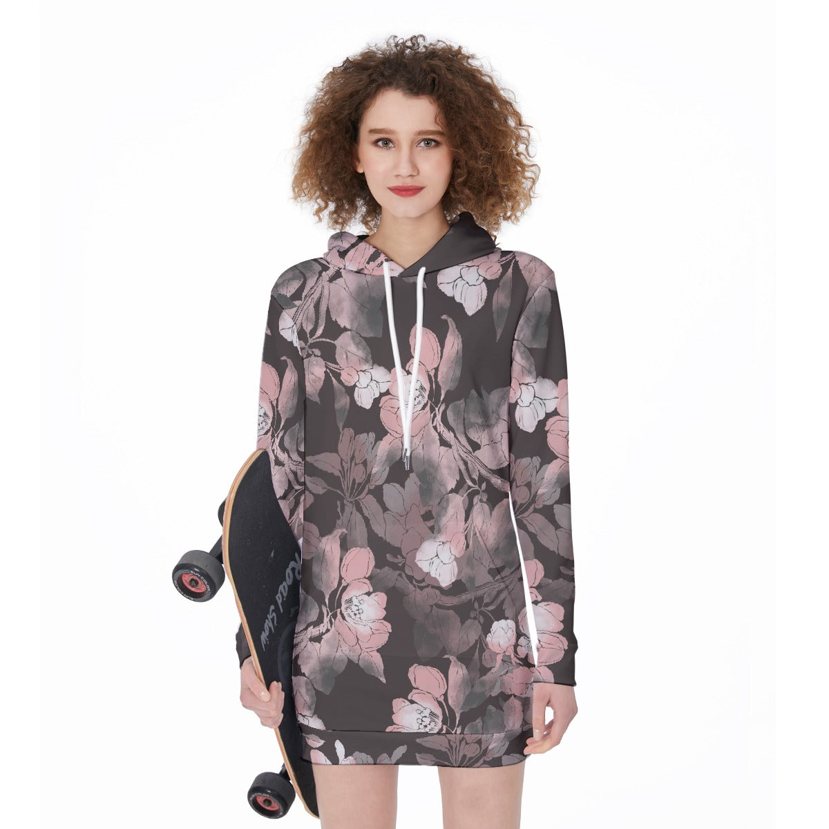 All-Over Print Women's Long Hoodie