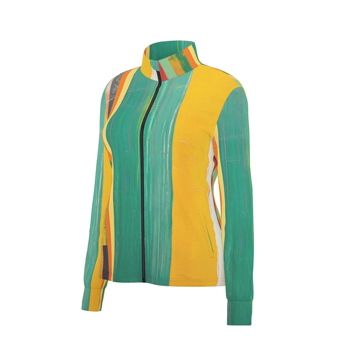 All-Over Print Women's Long Sleeve Thumbhole Jacket