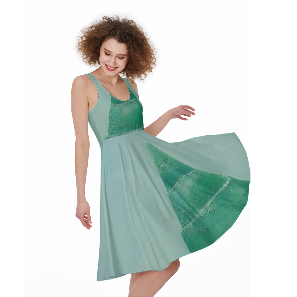 All-Over Print Women's Sleeveless Dress