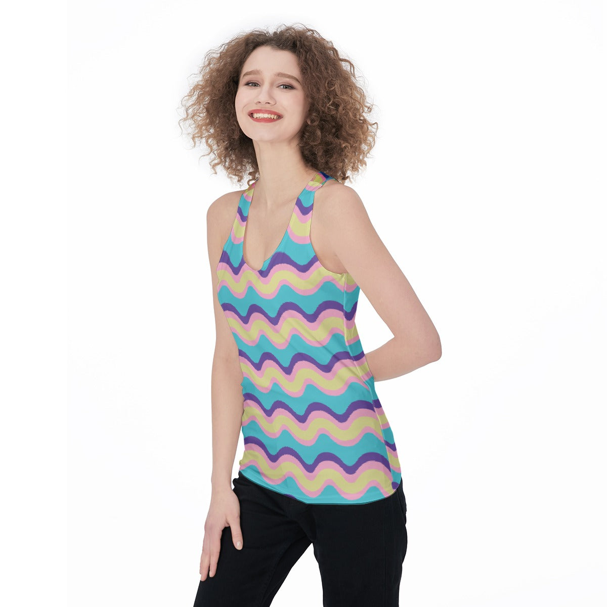 All-Over Print Women's Racerback Tank Top
