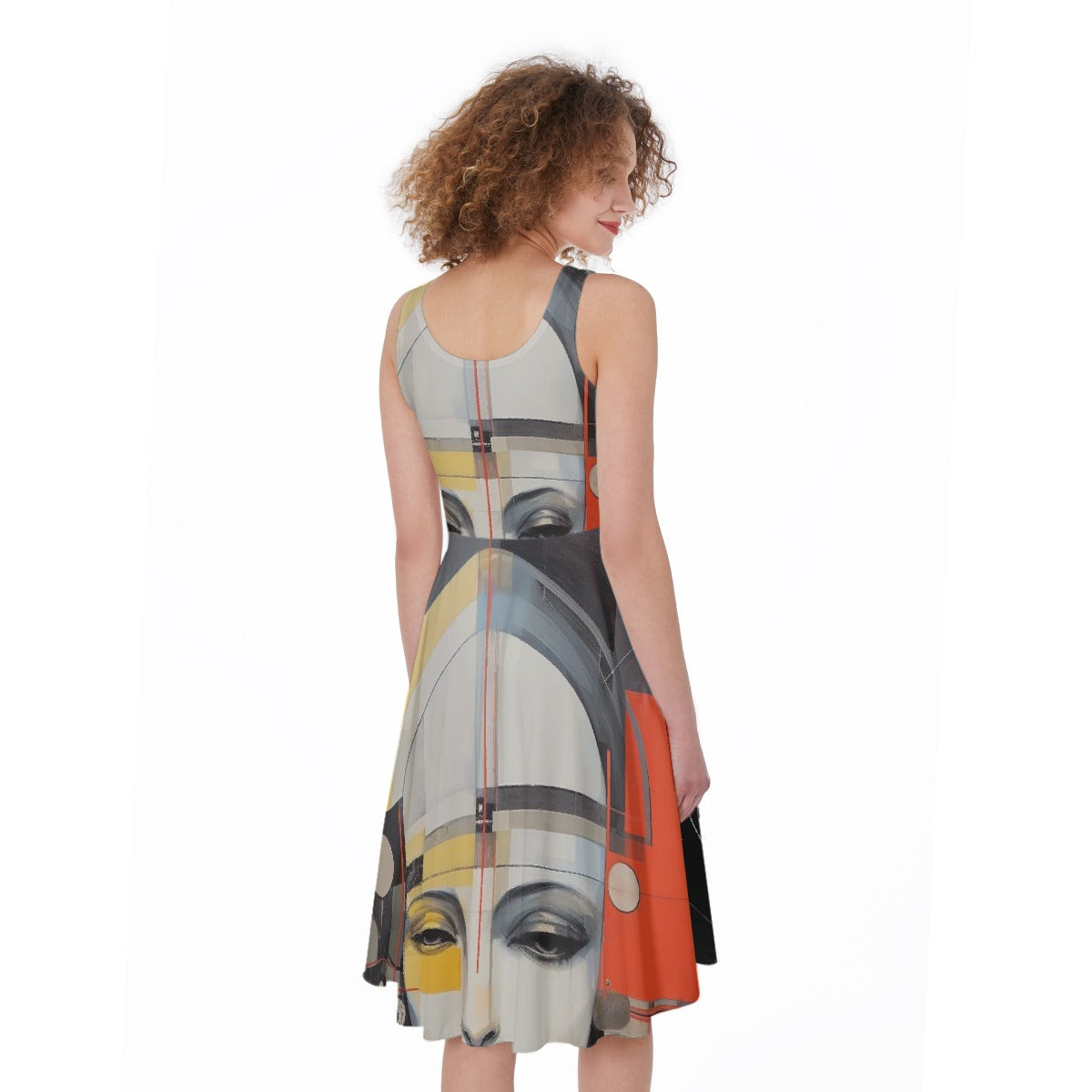 All-Over Print Women's Sleeveless Dress