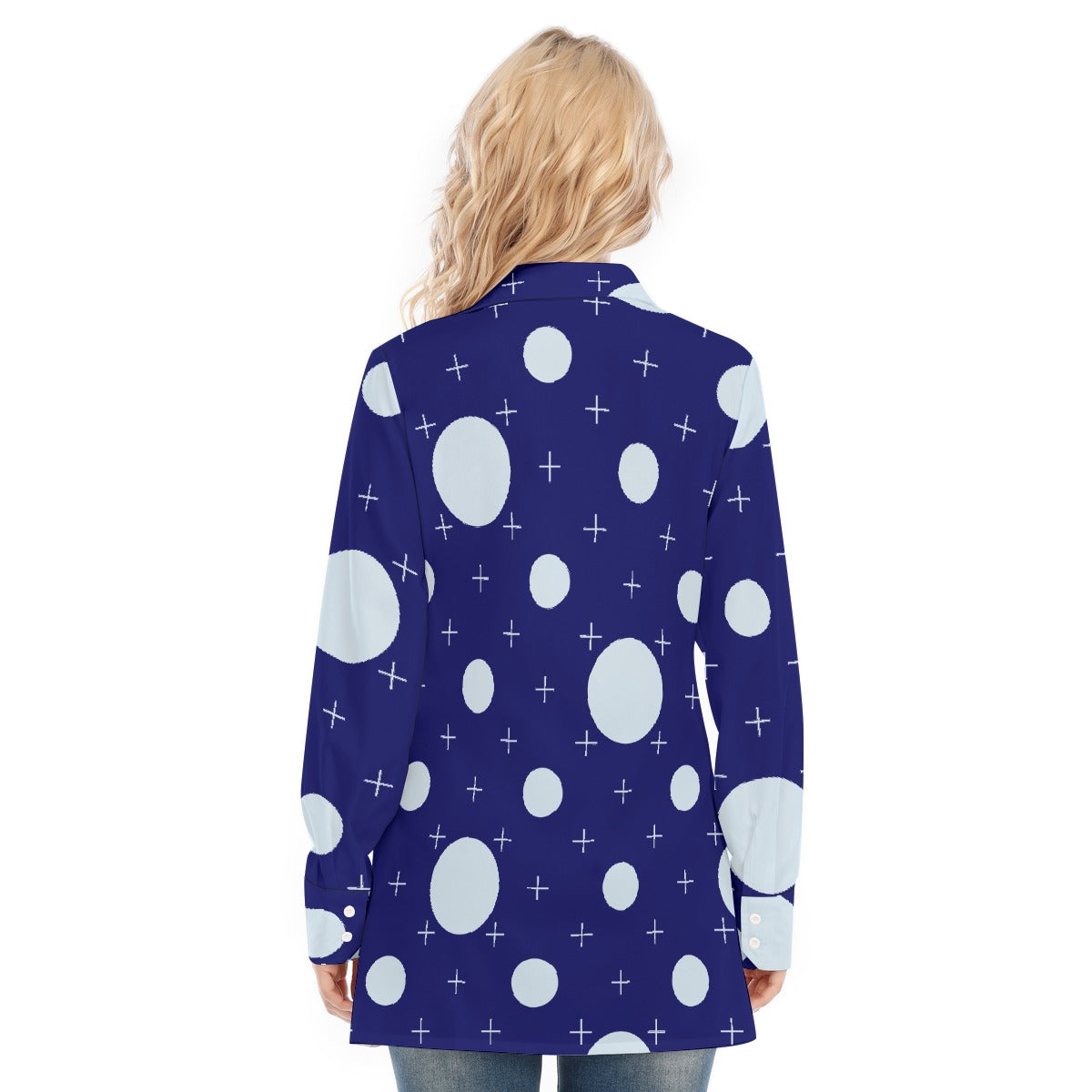 All-Over Print Women's Long Shirt