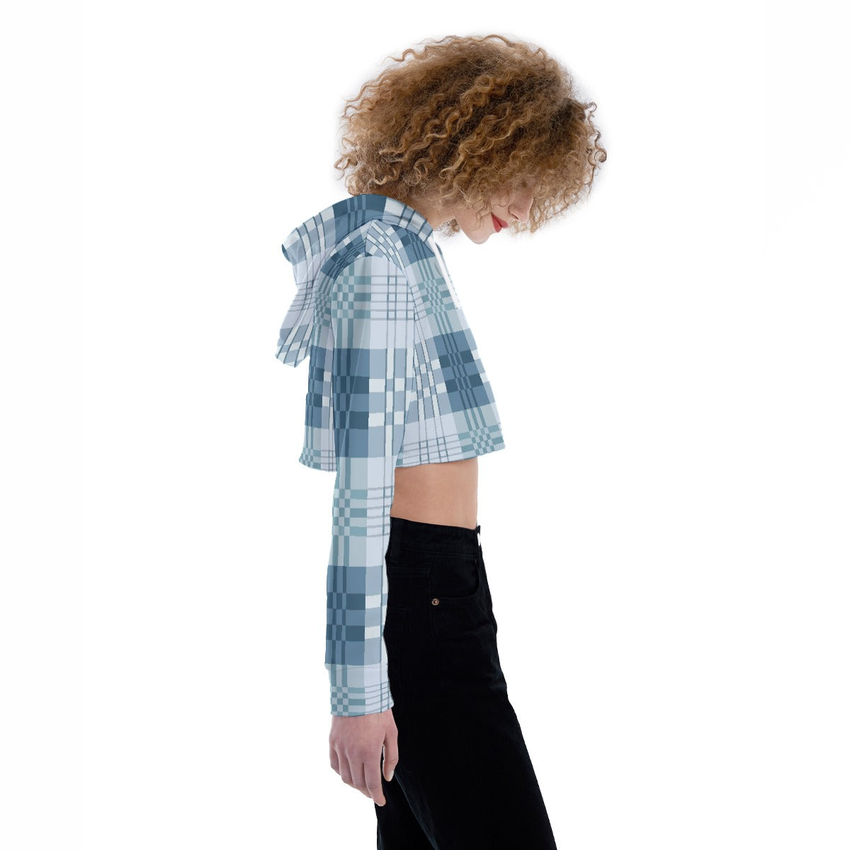 All-Over Print Women's Crop Top Hoodie
