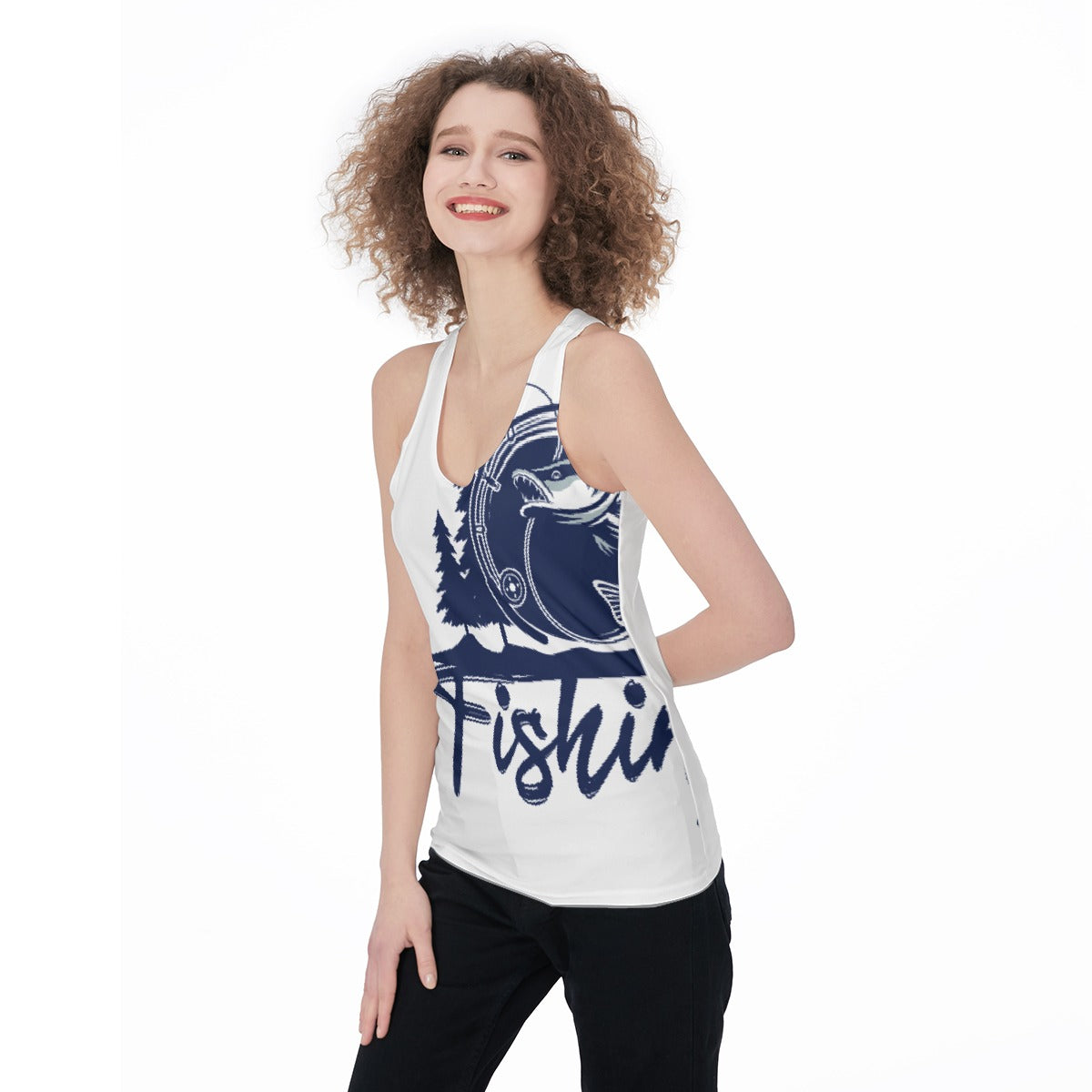 All-Over Print Women's Racerback Tank Top