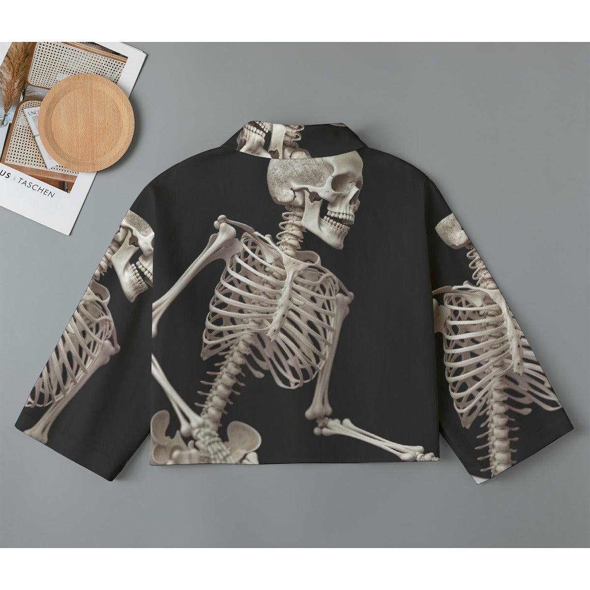 All-Over Print Women's Cropped Jacket | 245GSM Cotton