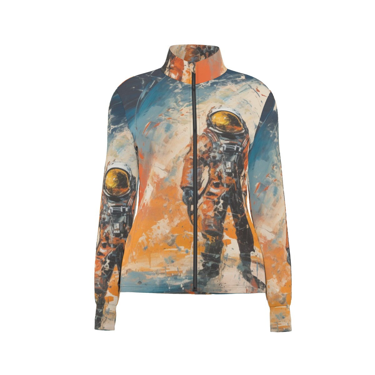 All-Over Print Women's Long Sleeve Thumbhole Jacket