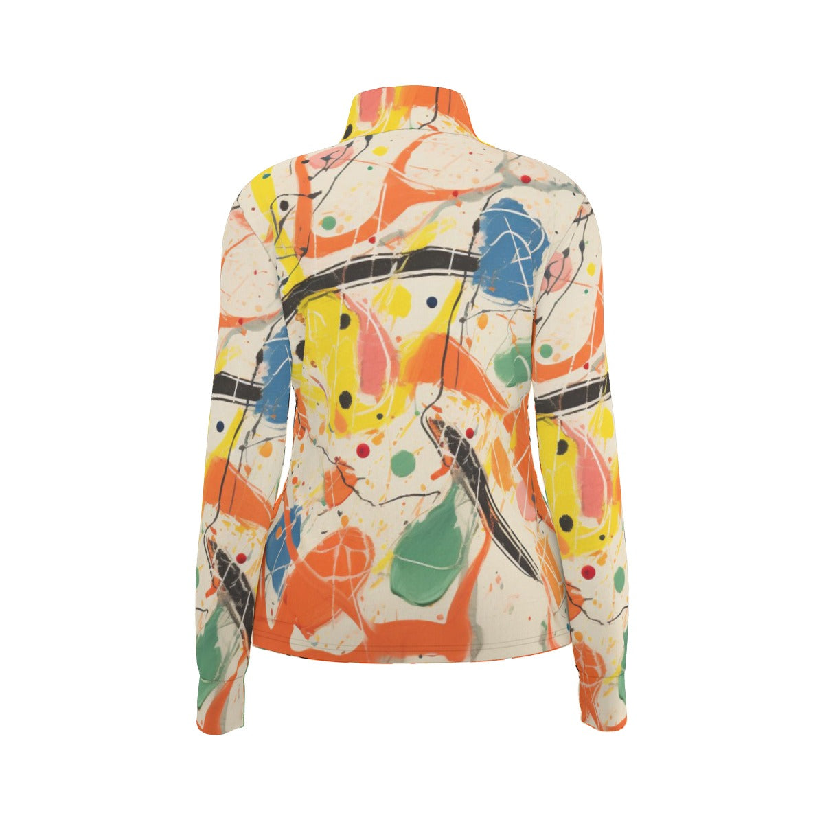 All-Over Print Women's Long Sleeve Thumbhole Jacket