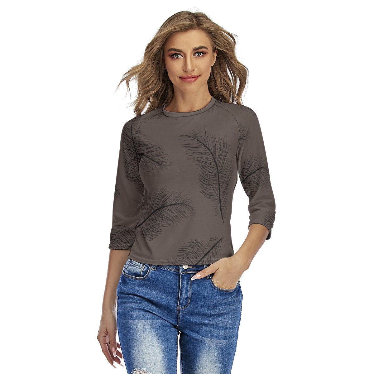 All-Over Print Women's Raglan Sleeves T-shirts