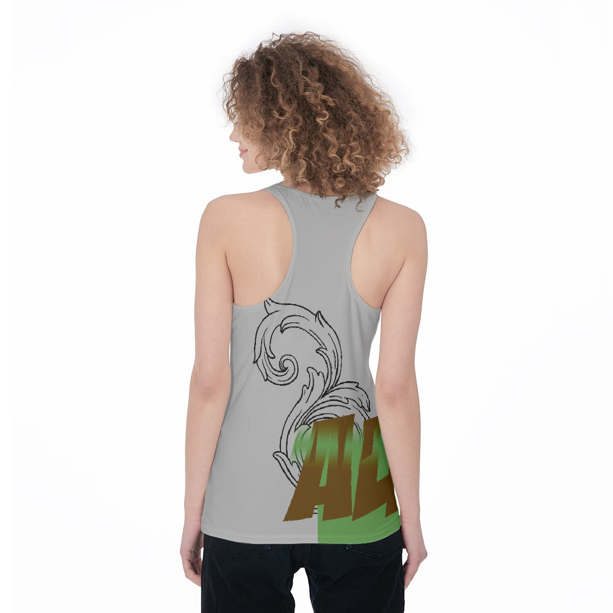 All-Over Print Women's Racerback Tank Top