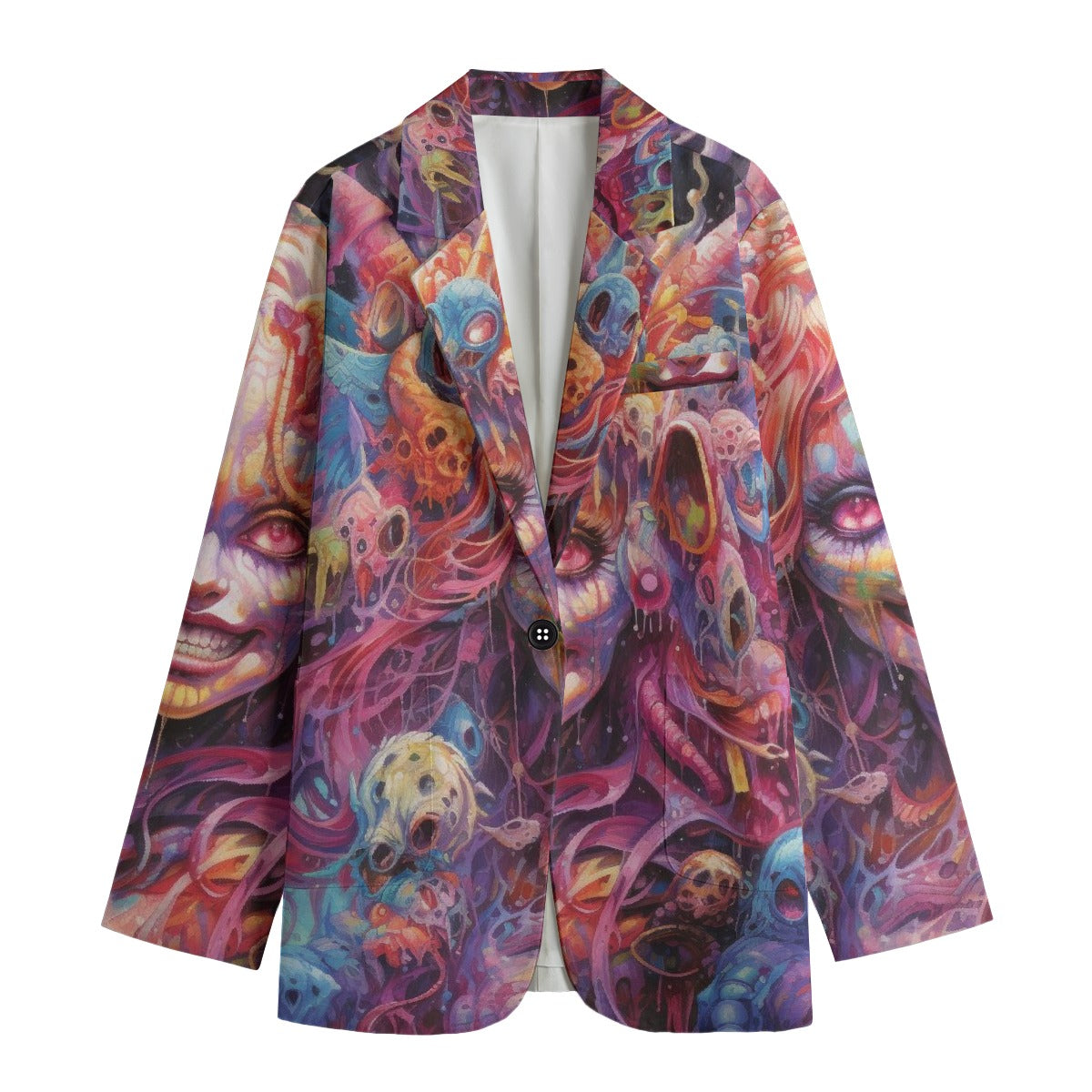 All-Over Print Women's Leisure Blazer