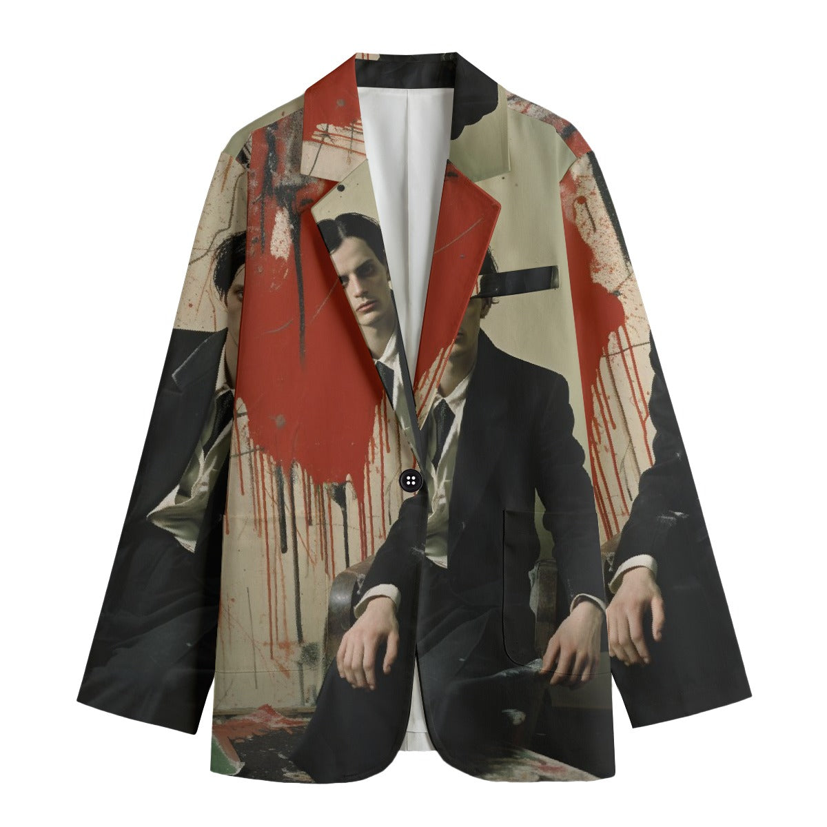 All-Over Print Women's Leisure Blazer