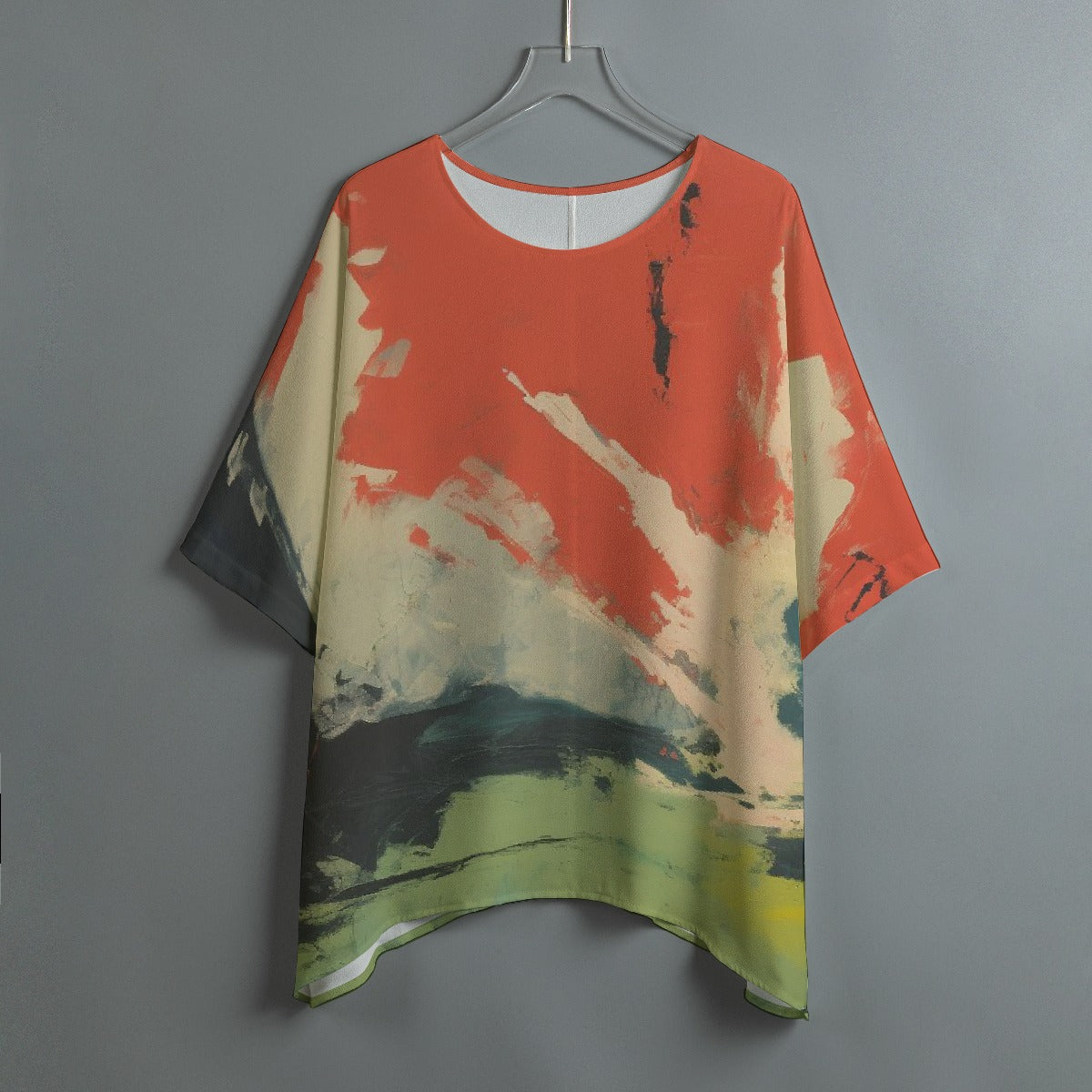 All-Over Print Women's Bat Sleeve Shirt