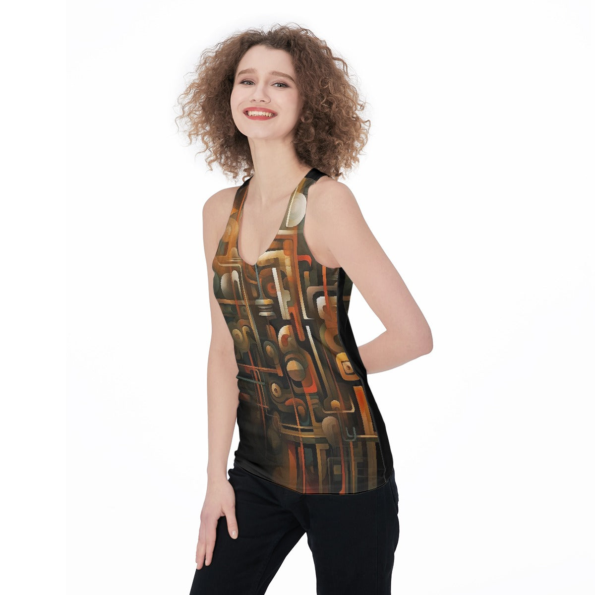 All-Over Print Women's Racerback Tank Top