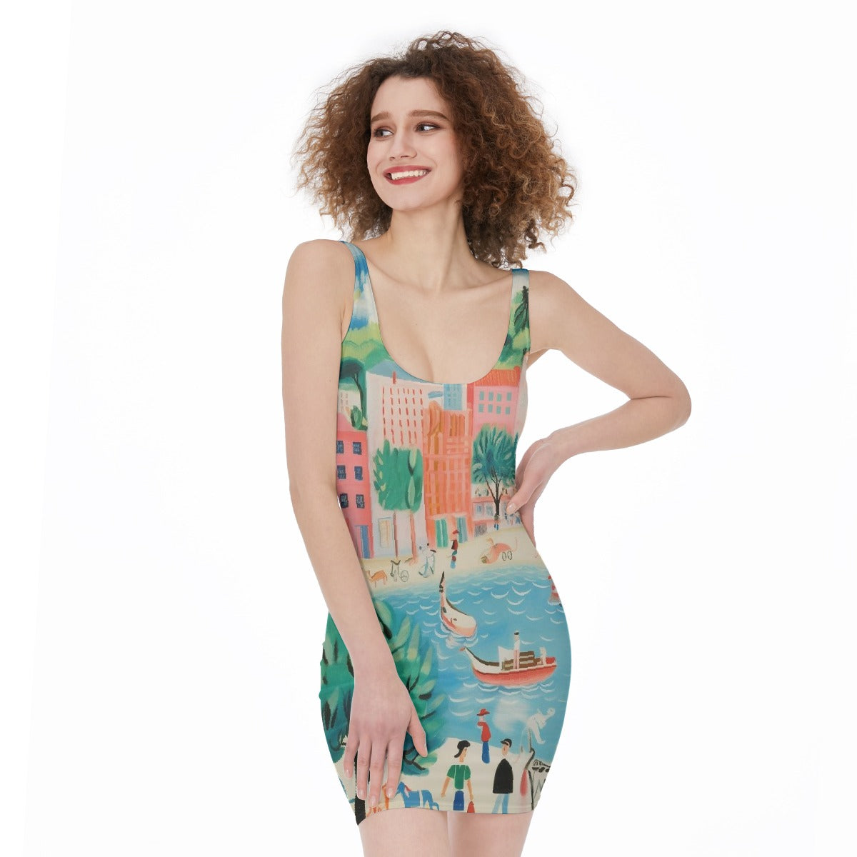 All-Over Print Women's Bodycon Dress