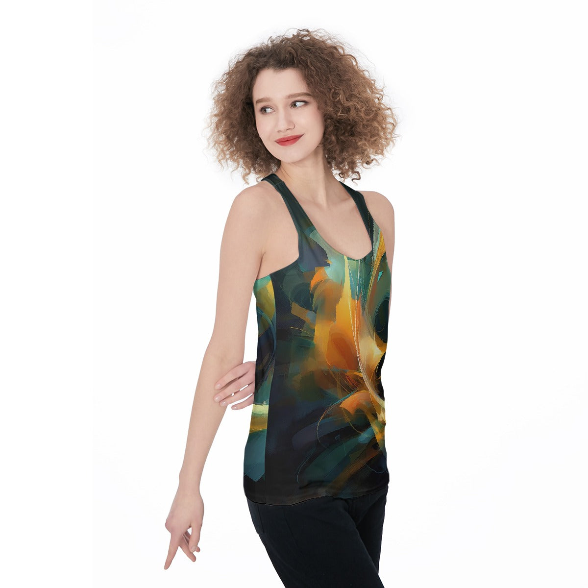 All-Over Print Women's Racerback Tank Top