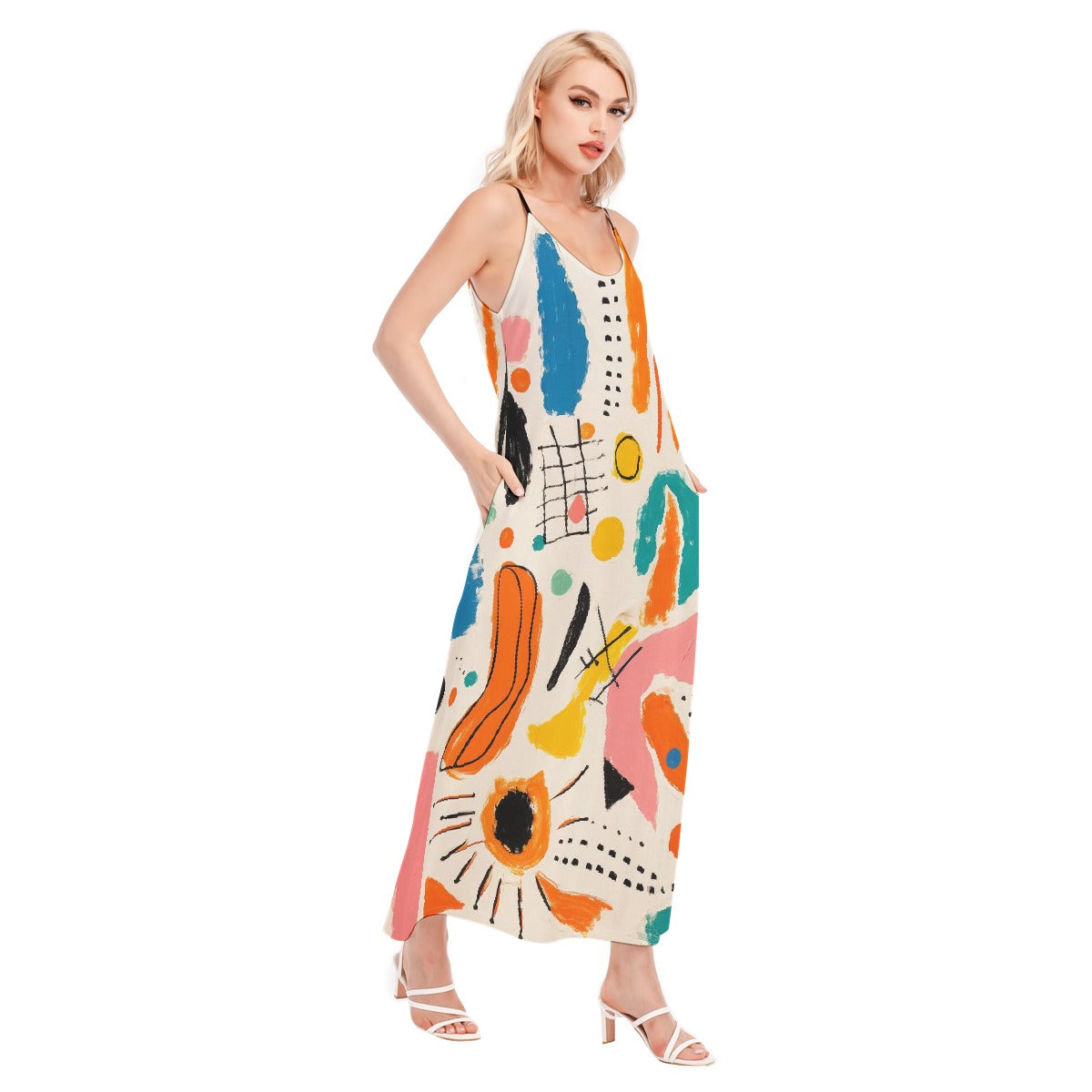 All-Over Print Women's Sling Dress