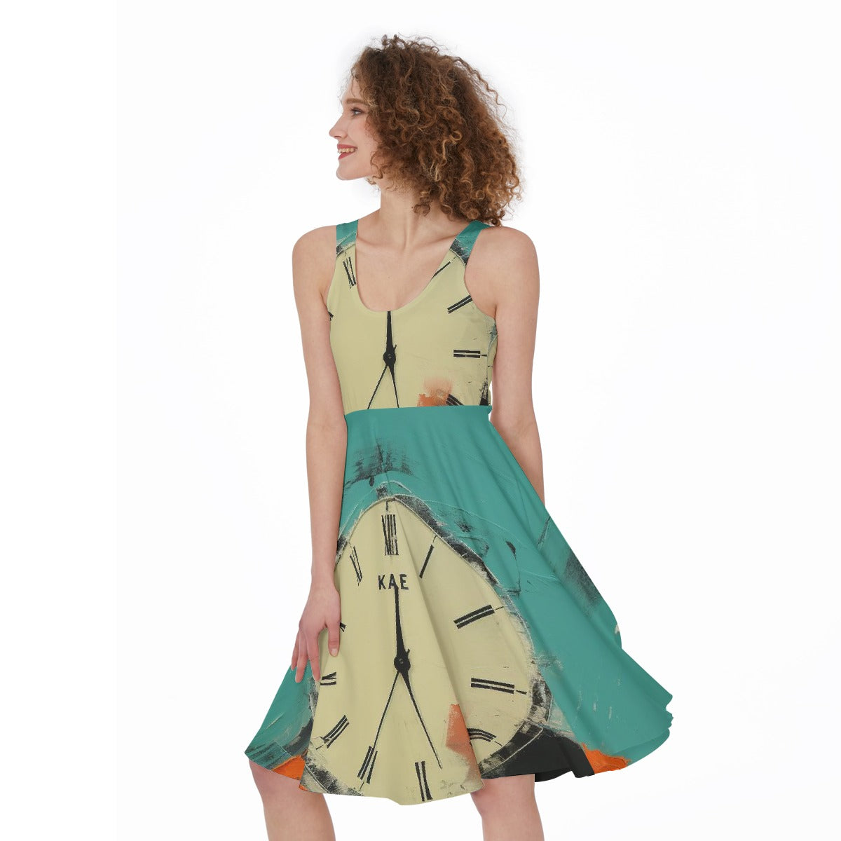 All-Over Print Women's Sleeveless Dress