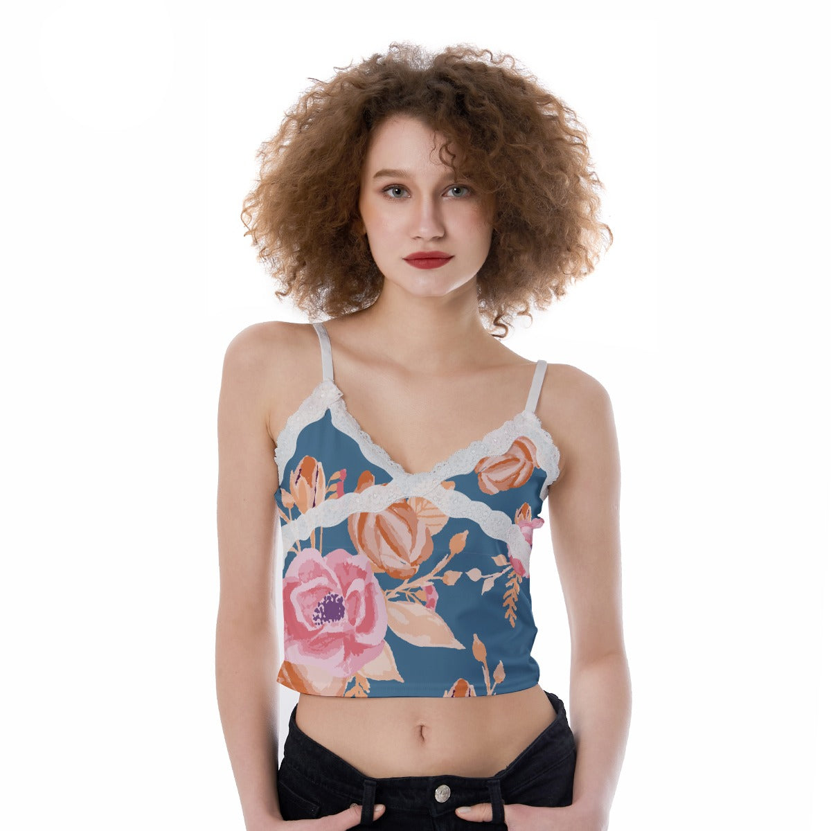 All-Over Print Women's Lace Camisole