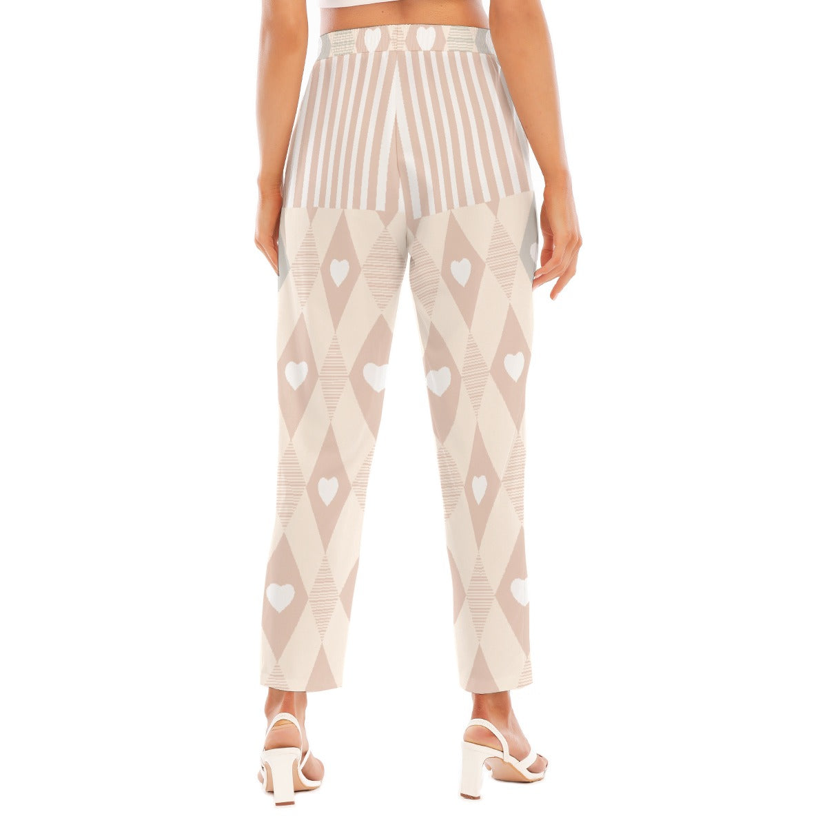 All-Over Print Women's Loose Straight-leg Pants