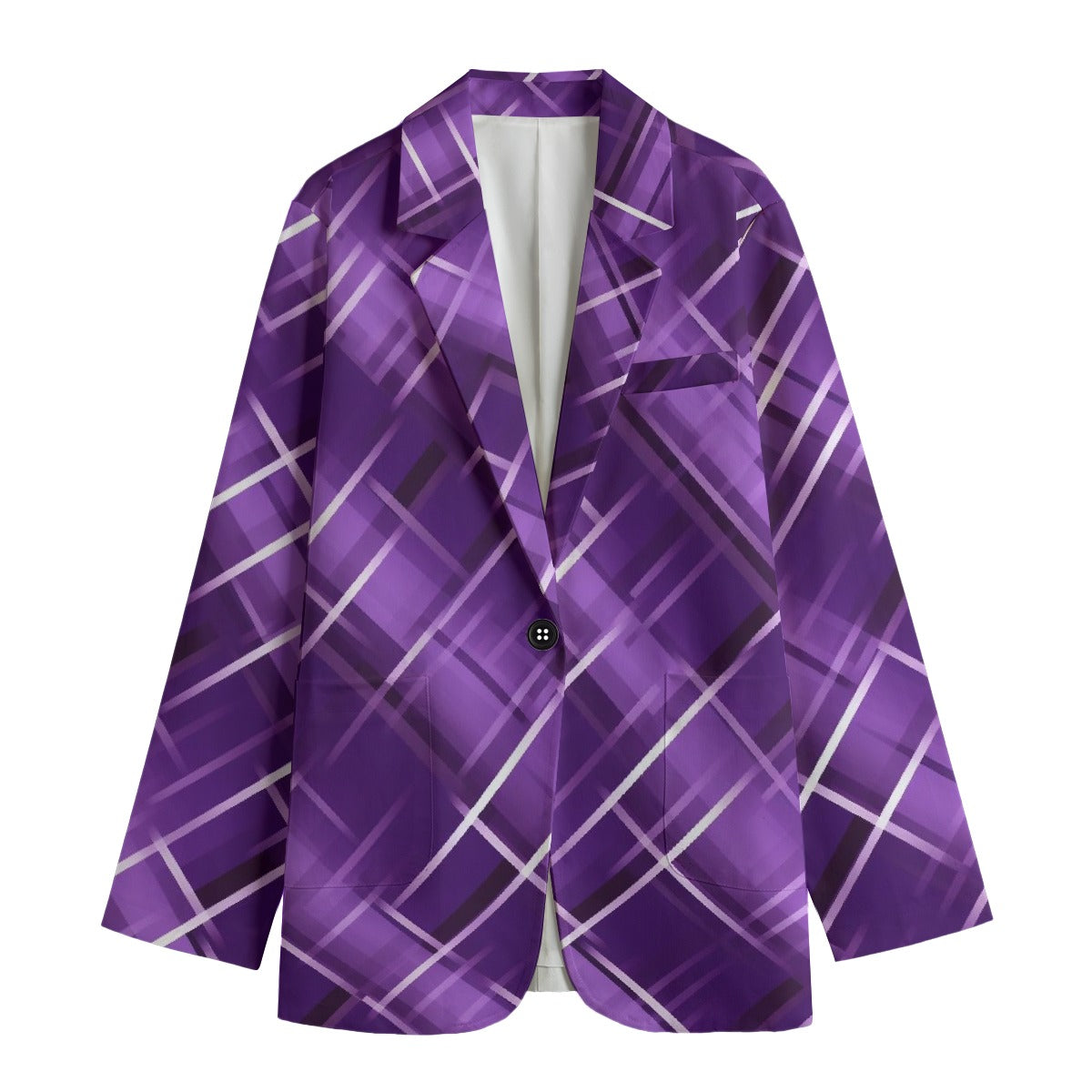All-Over Print Women's Leisure Blazer