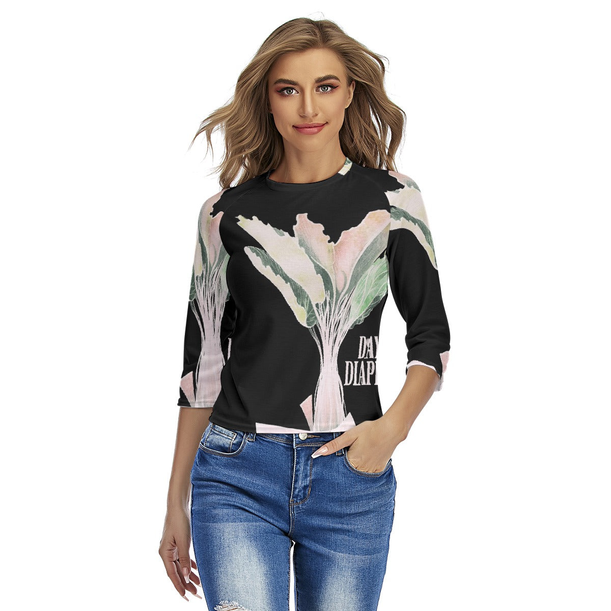 All-Over Print Women's Raglan Sleeves T-shirts