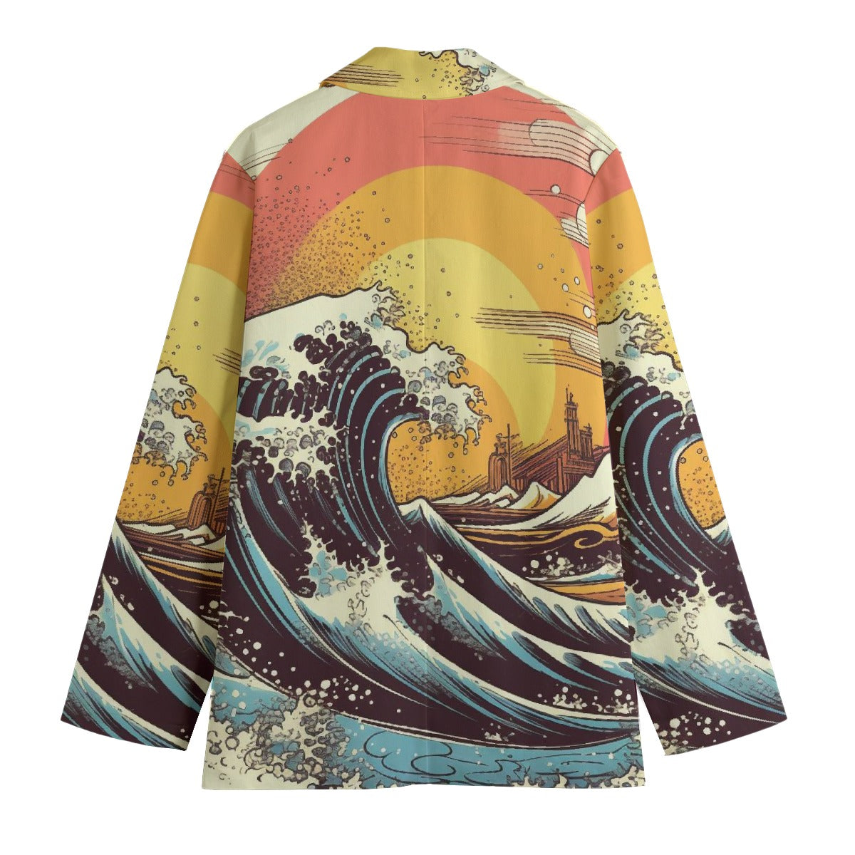 All-Over Print Women's Leisure Blazer