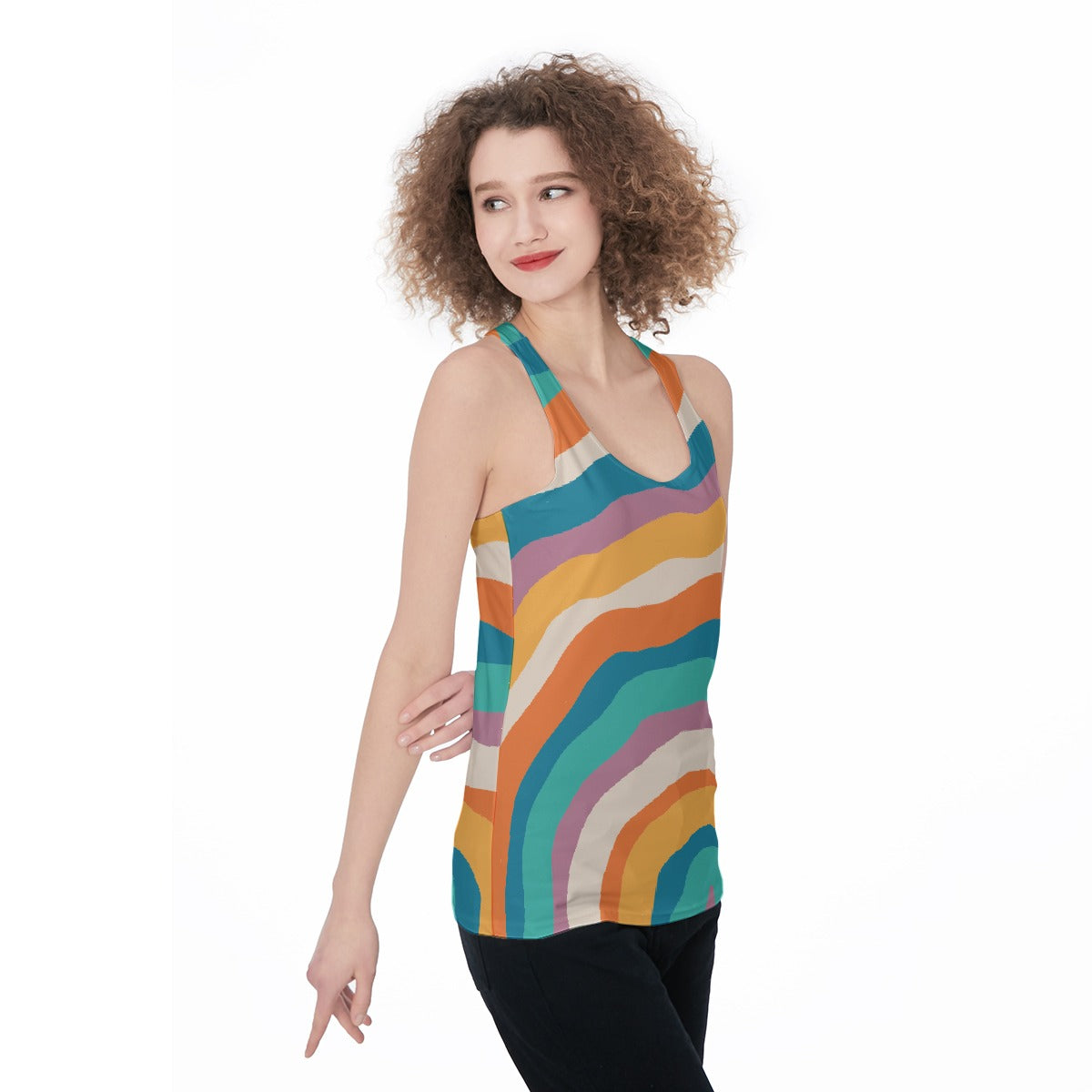 All-Over Print Women's Racerback Tank Top
