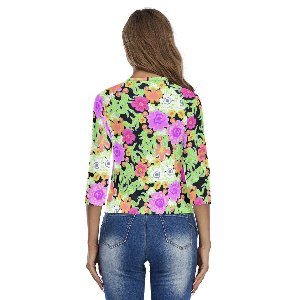 All-Over Print Women's Raglan Sleeves T-shirts