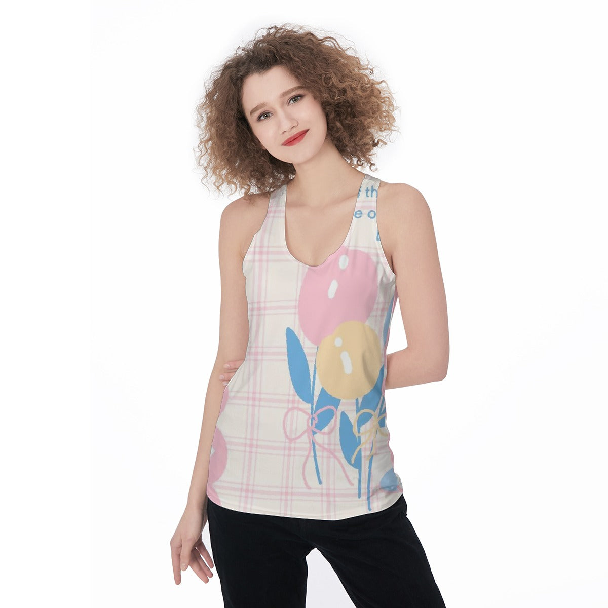 All-Over Print Women's Racerback Tank Top