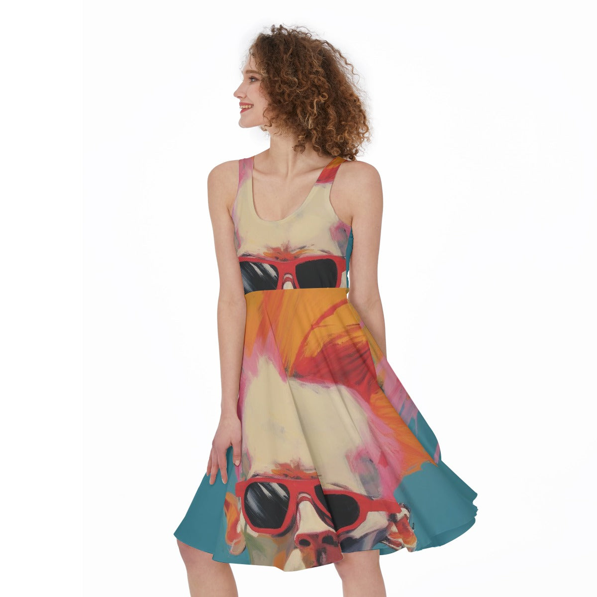 All-Over Print Women's Sleeveless Dress