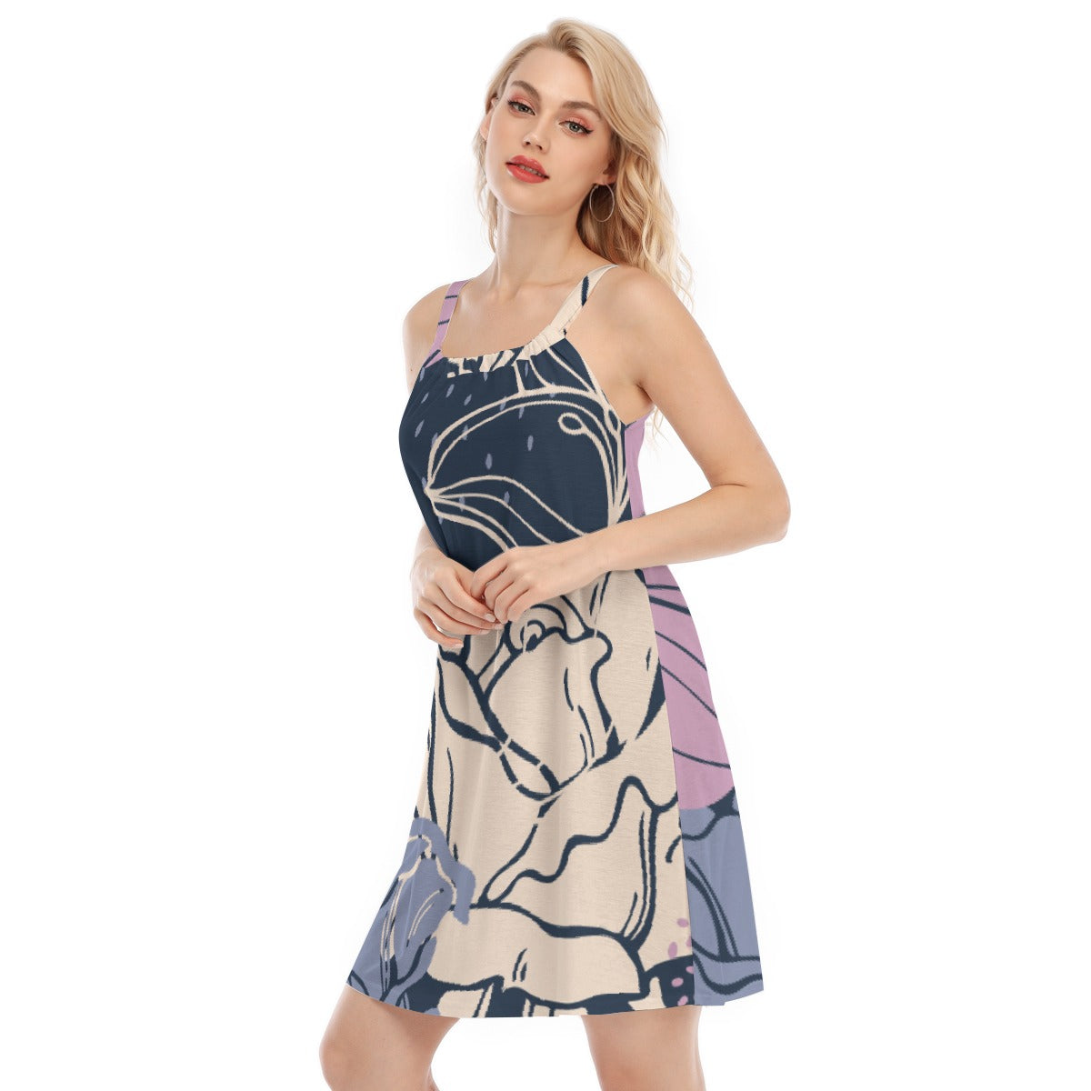 All-Over Print Women's Sleeveless Cami Dress