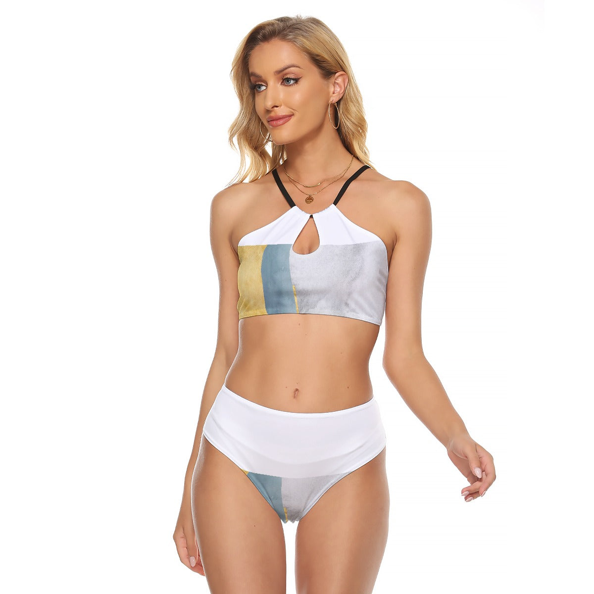 All-Over Print Women's Cami Keyhole One-piece Swimsuit