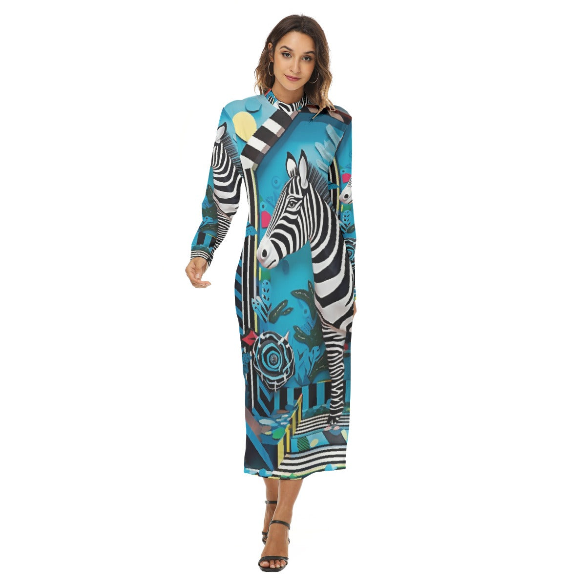 All-Over Print Women's Hip Dress