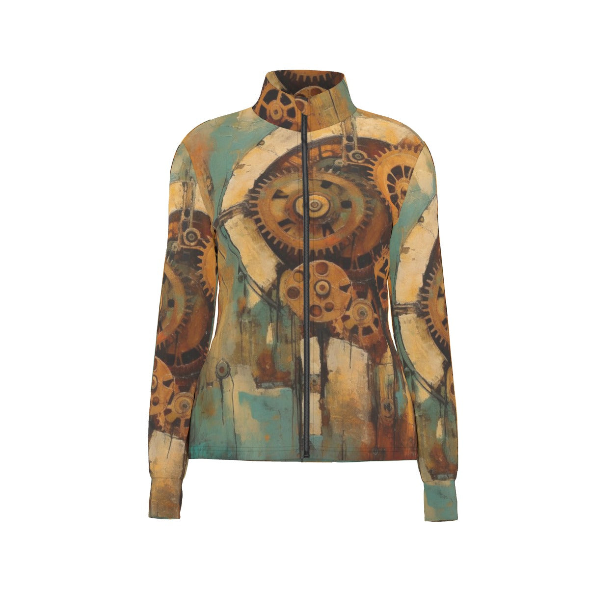 All-Over Print Women's Long Sleeve Thumbhole Jacket