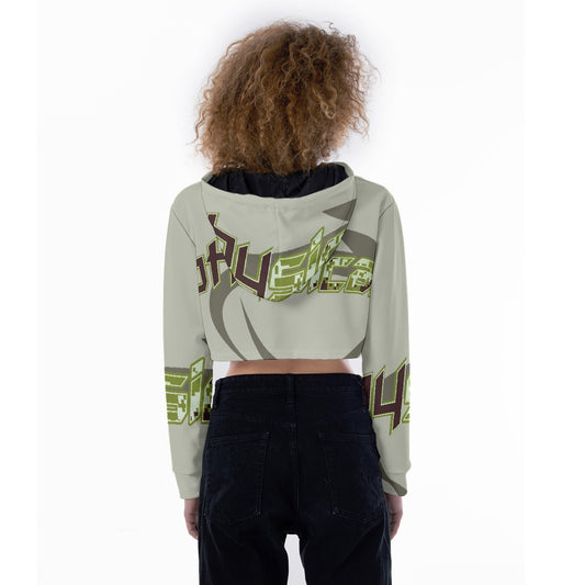 All-Over Print Women's Crop Top Hoodie