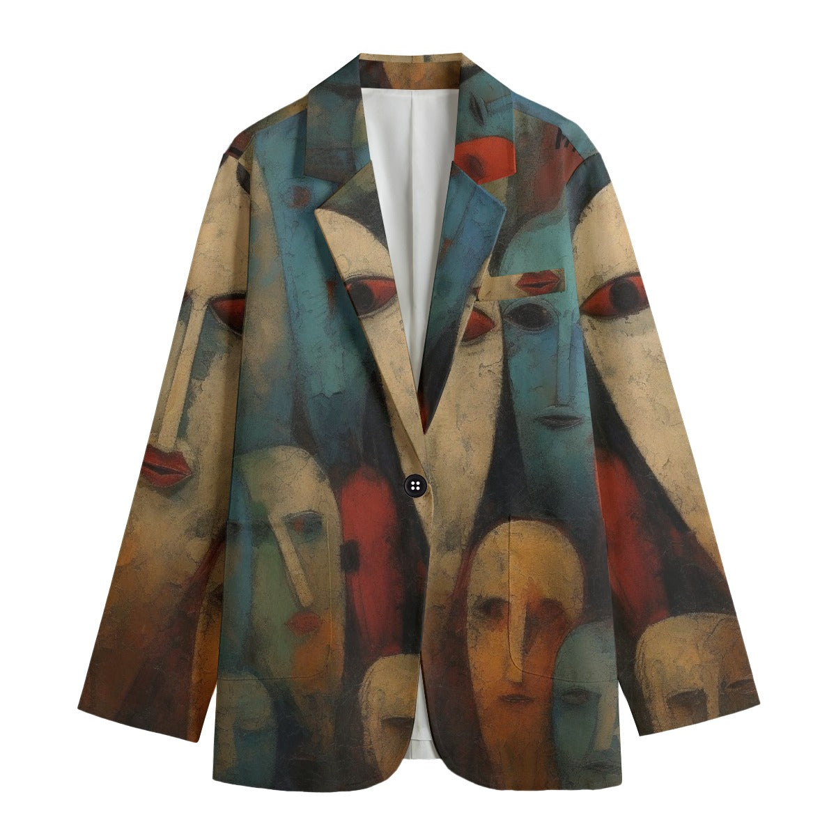 All-Over Print Women's Leisure Blazer