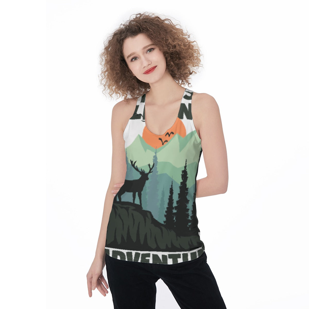 All-Over Print Women's Racerback Tank Top