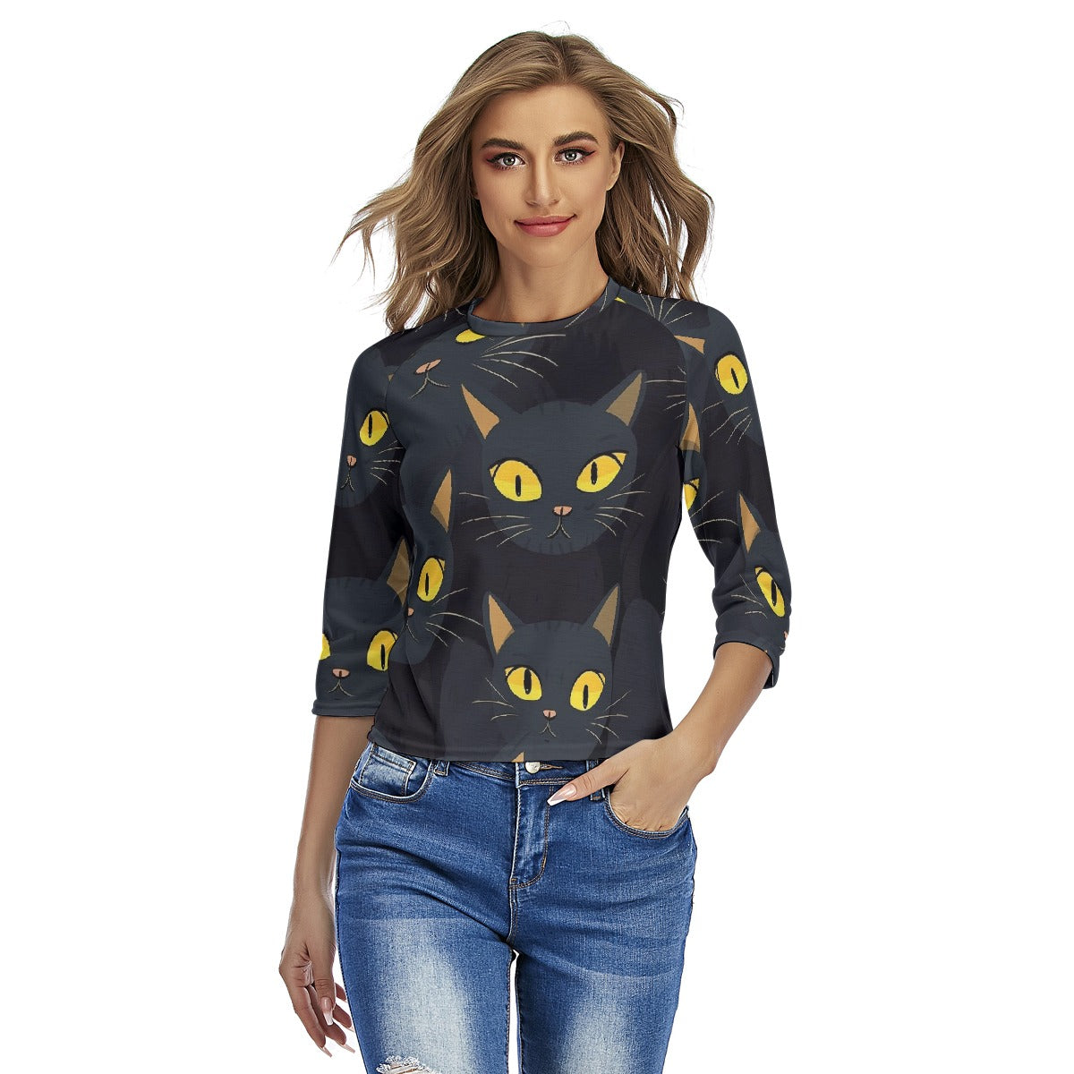 All-Over Print Women's Raglan Sleeves T-shirts