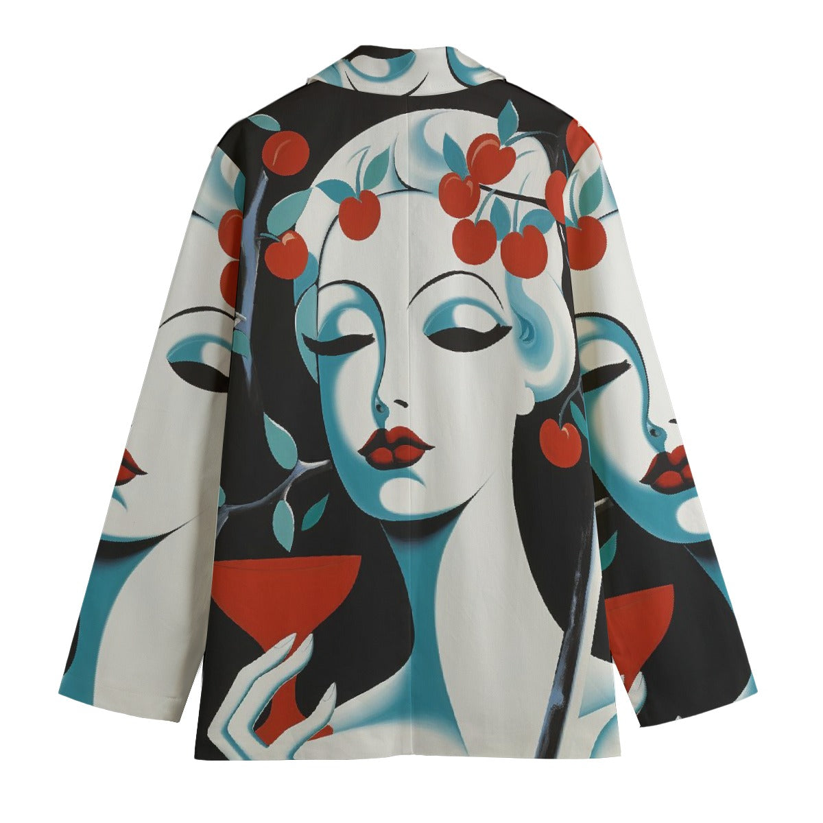 All-Over Print Women's Leisure Blazer